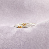 European American Style Zircon Inlaid Ring